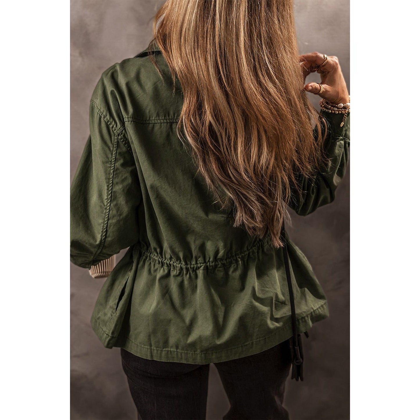 Zip Up Long Sleeve Jacket