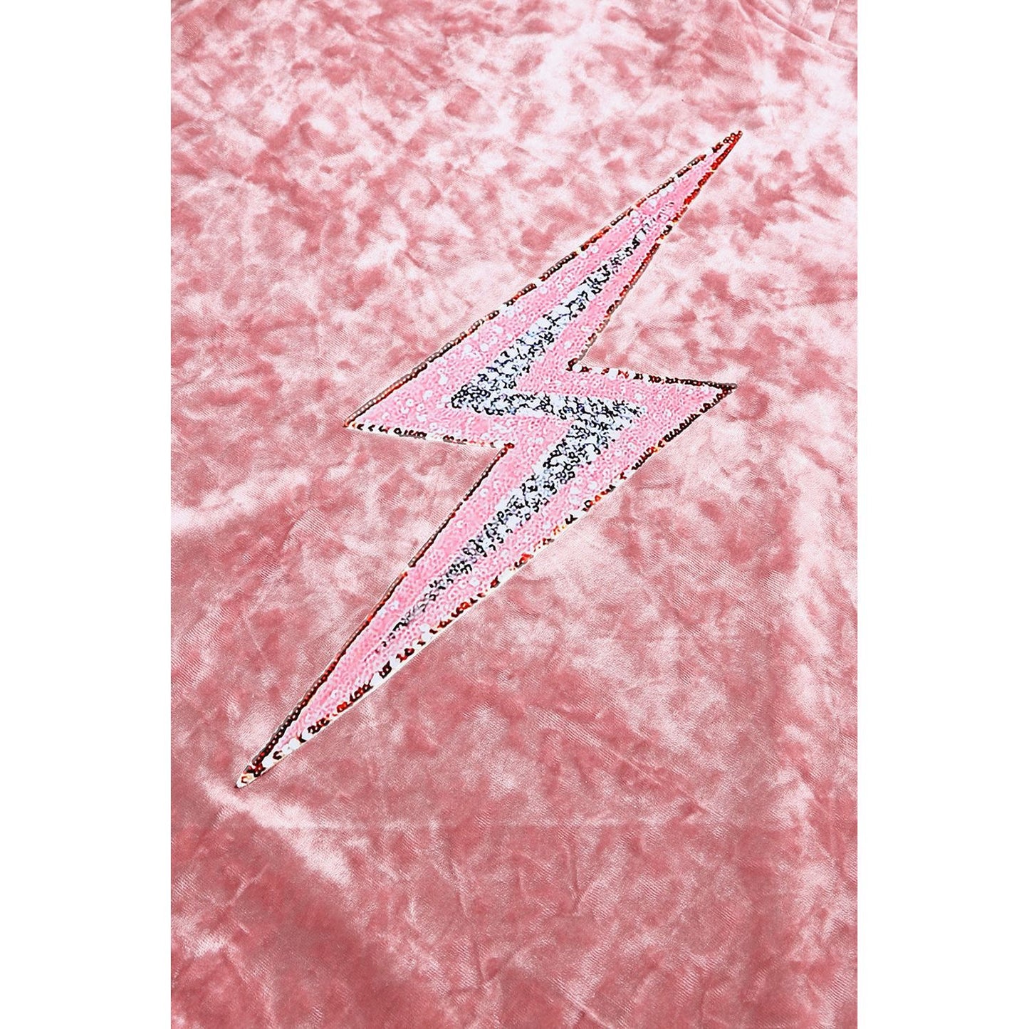 Thunderbolt Sequin Long Sleeve Hoodie