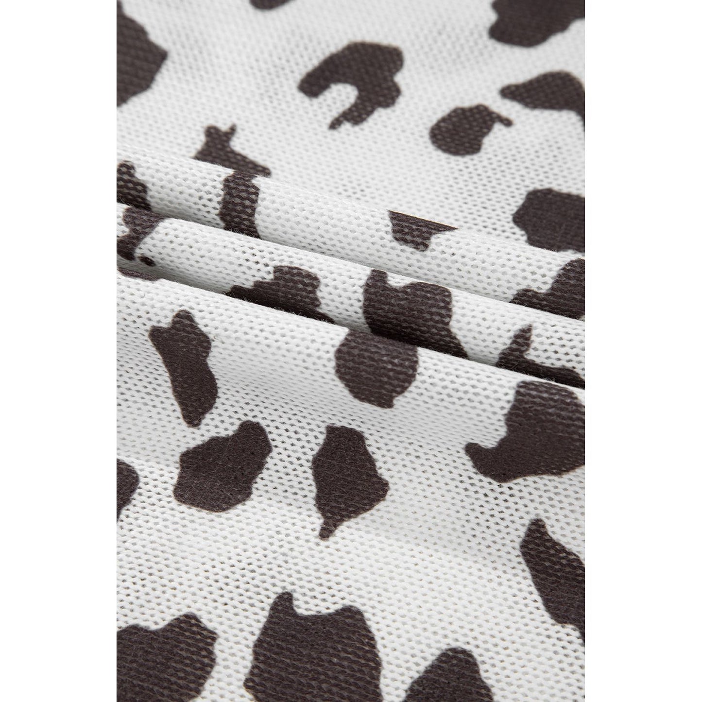 Leopard Boat Neck Long Sleeve Knit Top