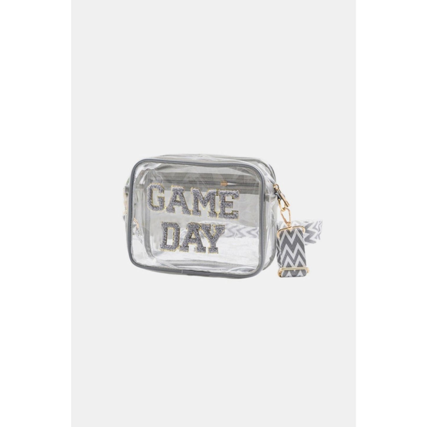 Zenana GAME DAY Stadium Approved Transparent Crossbody Bag