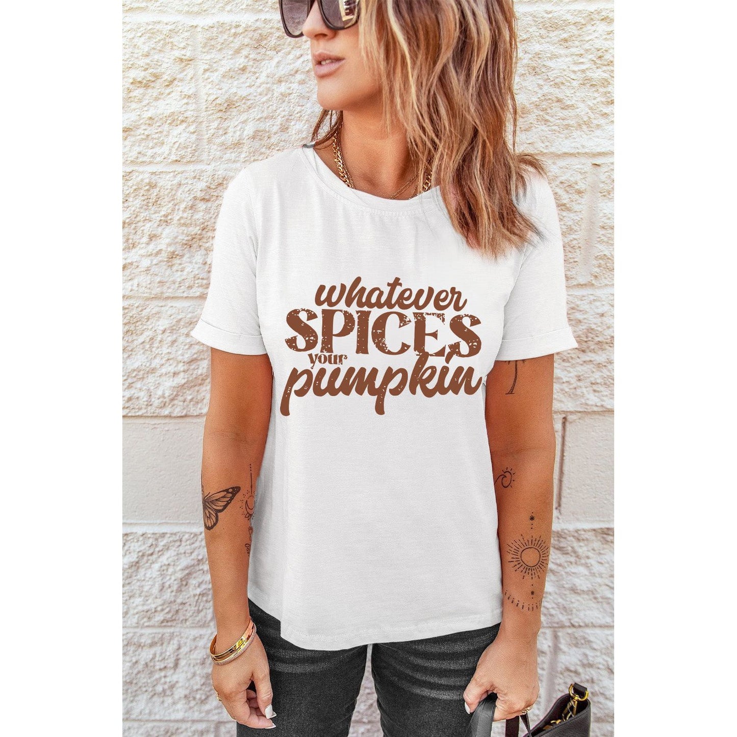 WHATEVER SPICES YOUR PUMPKIN Graphic Tee