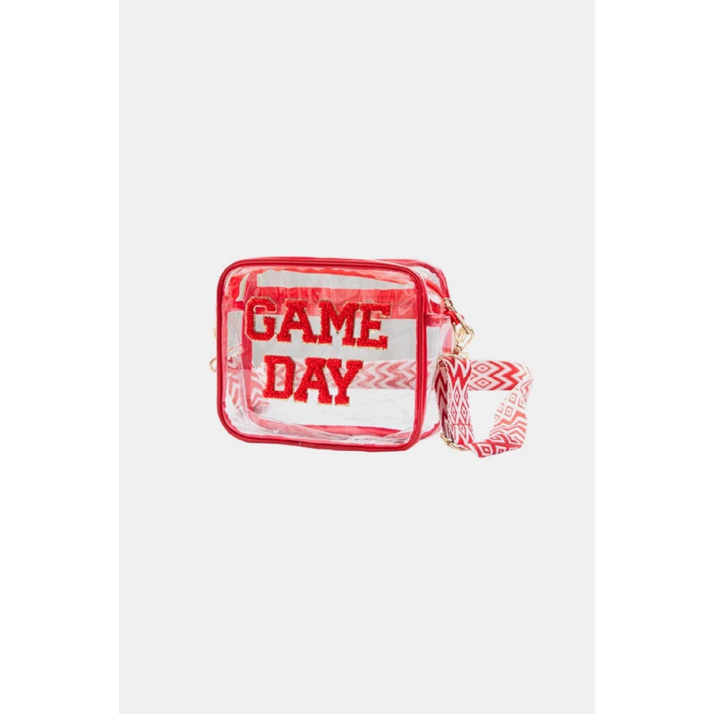 Zenana GAME DAY Stadium Approved Transparent Crossbody Bag