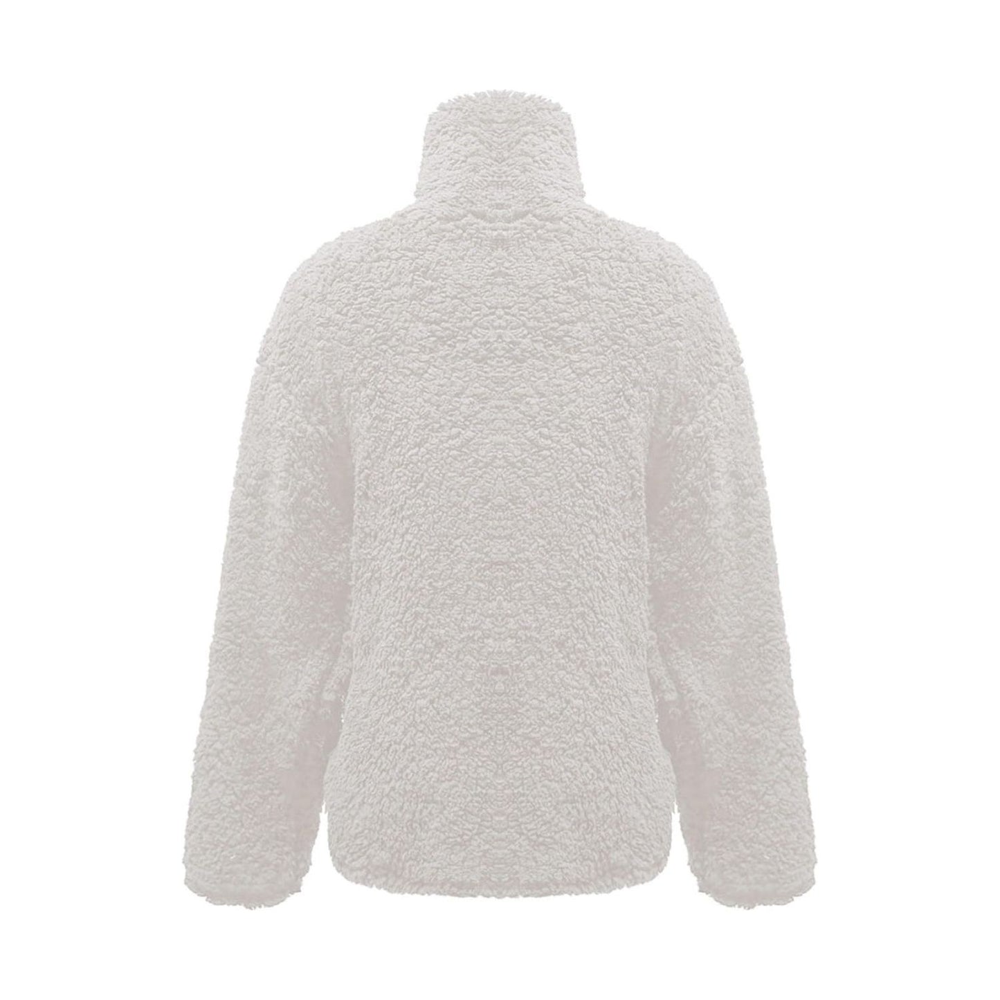 Fuzzy Turtleneck Long Sleeve Sweatshirt
