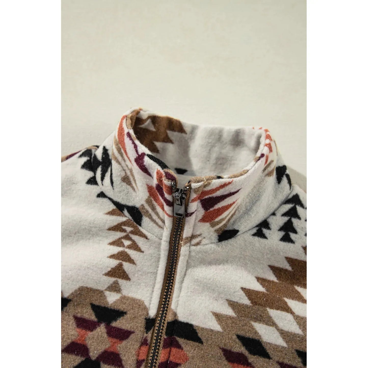 Zip Up Mock Neck Jacket