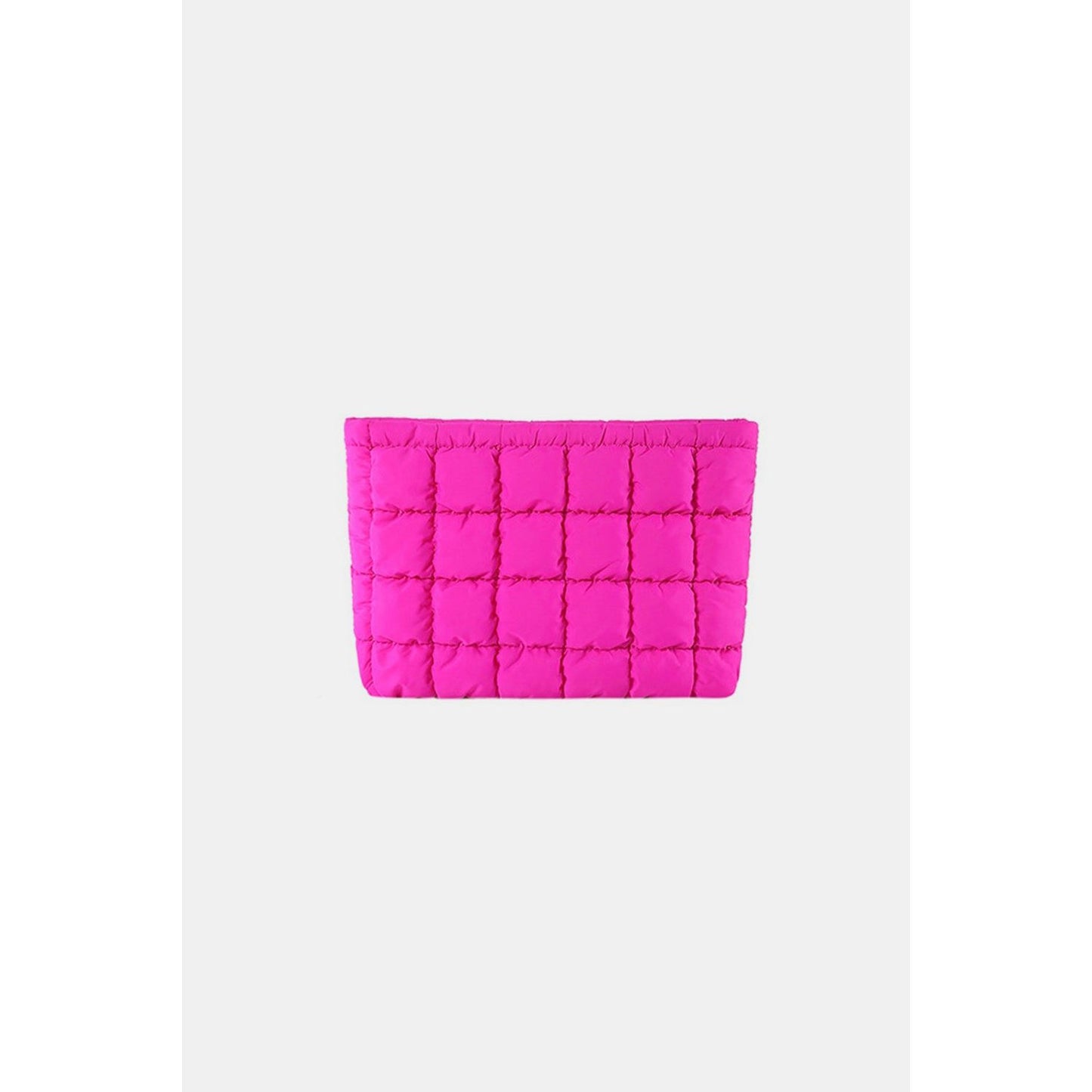 Zenana Quilted Puffy Pouch Clutch Bag