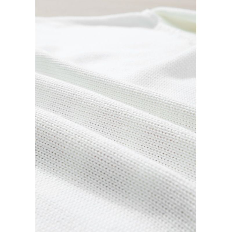 US Flag Side Slit Drop Shoulder Sweater