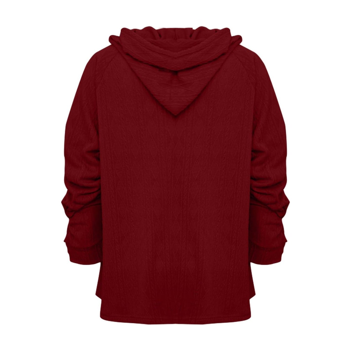 Full Size Drawstring Long Sleeve Hoodie
