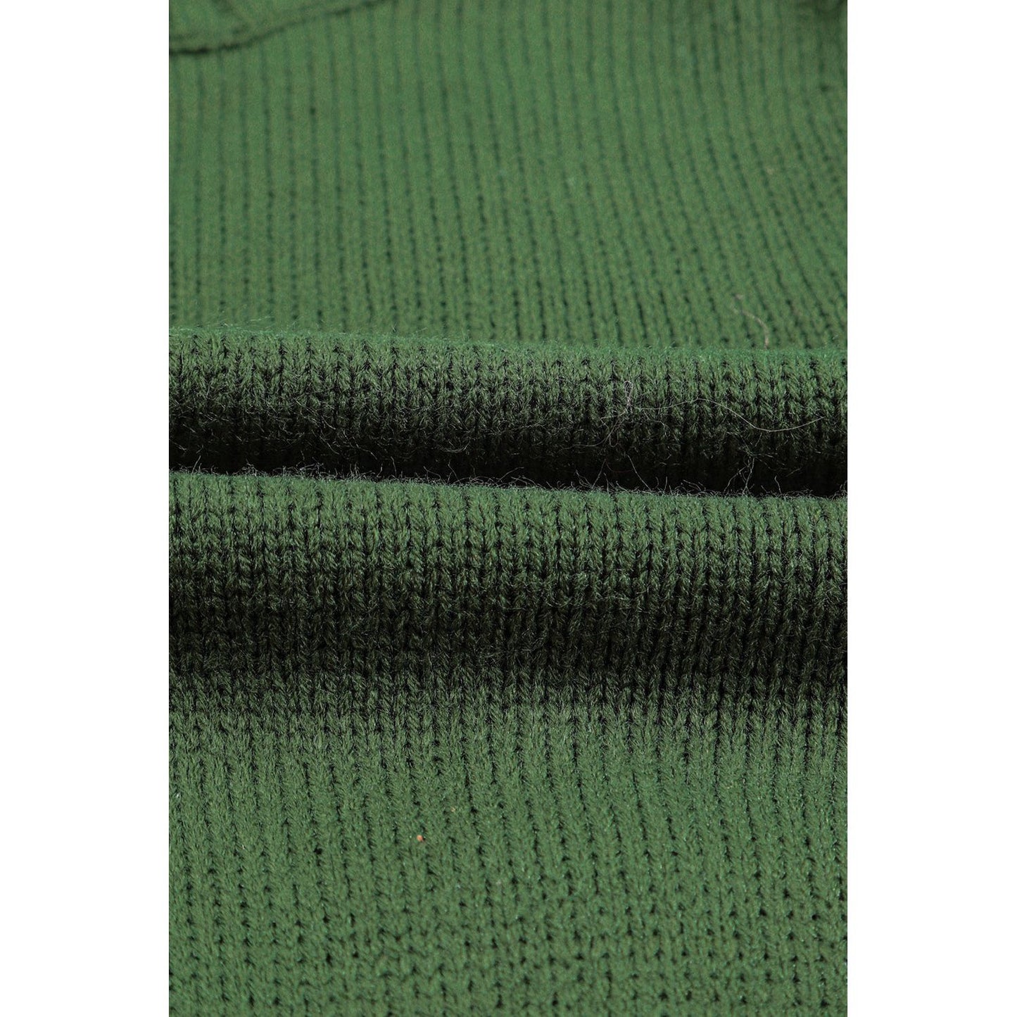 Cable-Knit Button Down V-Neck Cardigan