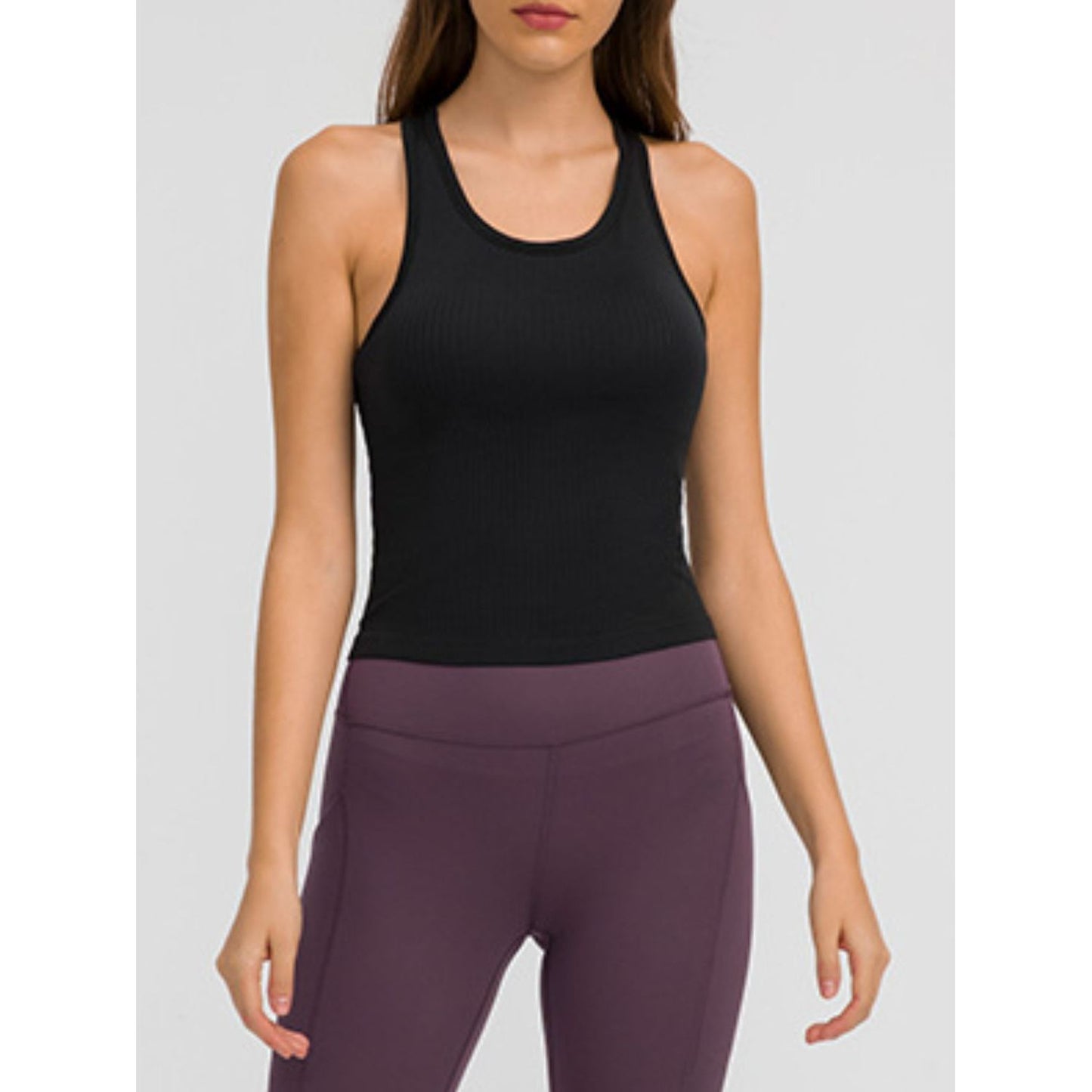 Round Neck Racerback Active Tank