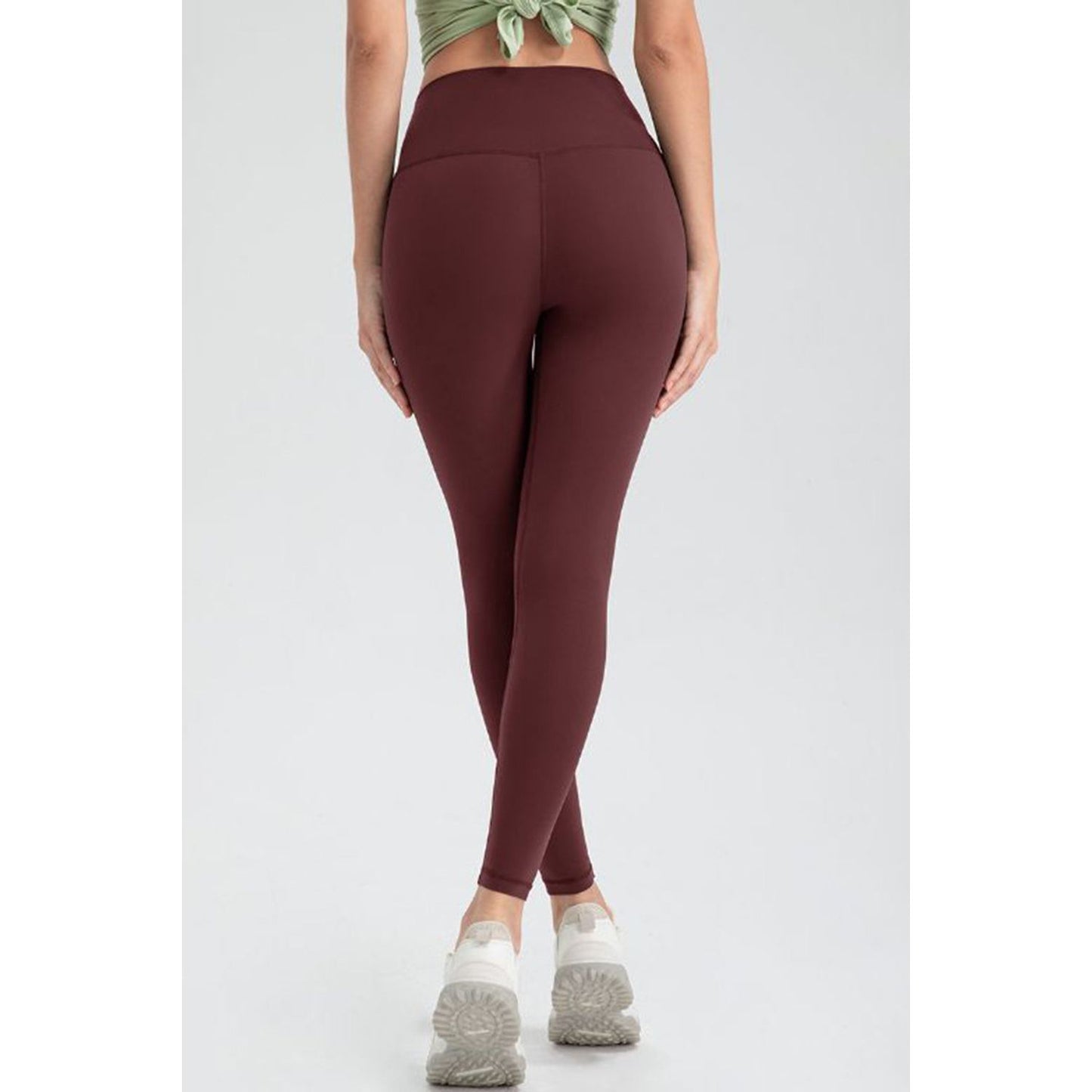 Wide Waistband Slim Fit Active Leggings