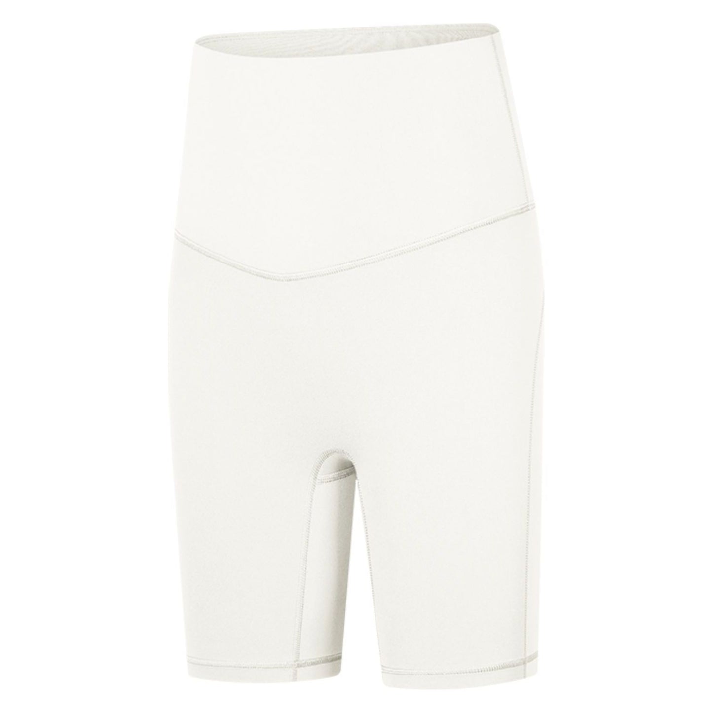Seamless High-Rise Wide Waistband Biker Shorts