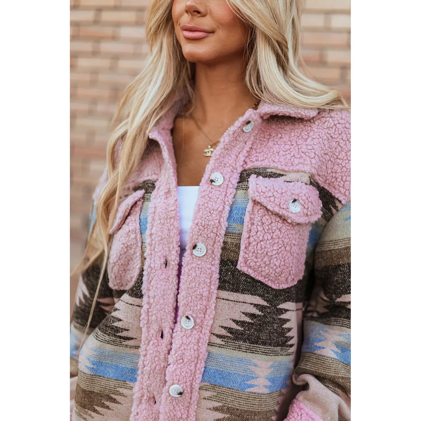 Button Up Long Sleeve Jacket