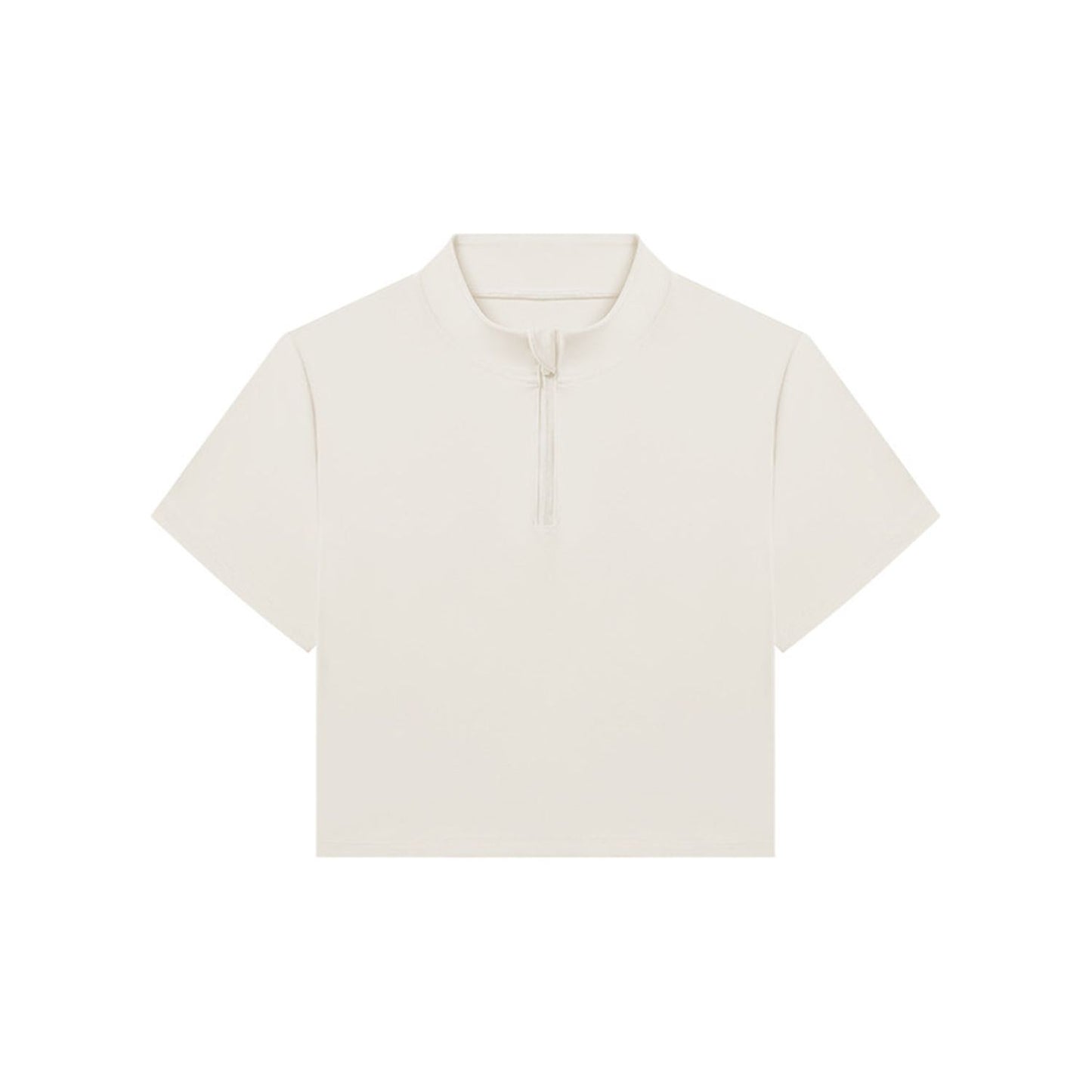 Quarter Zip Short Sleeve Active T-Shirt