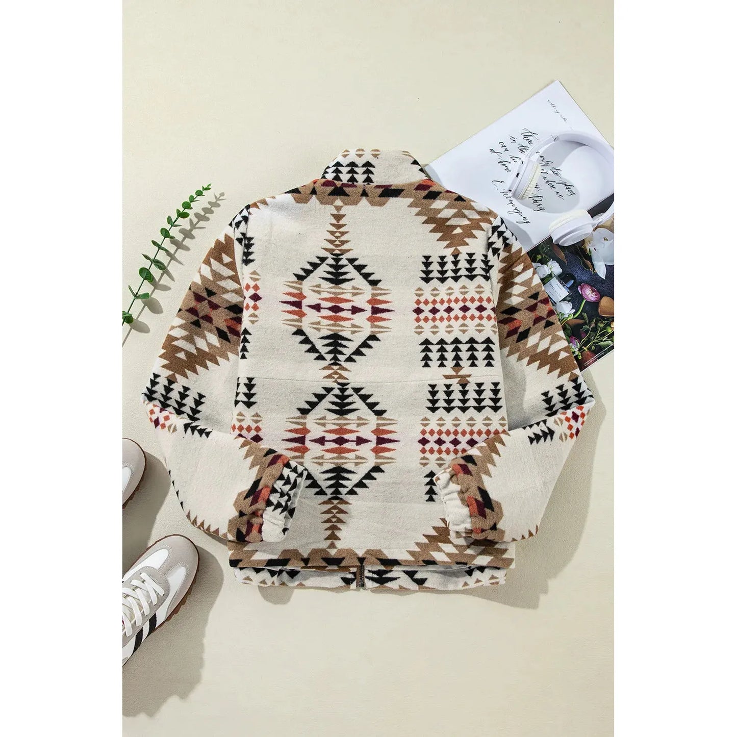 Zip Up Mock Neck Jacket