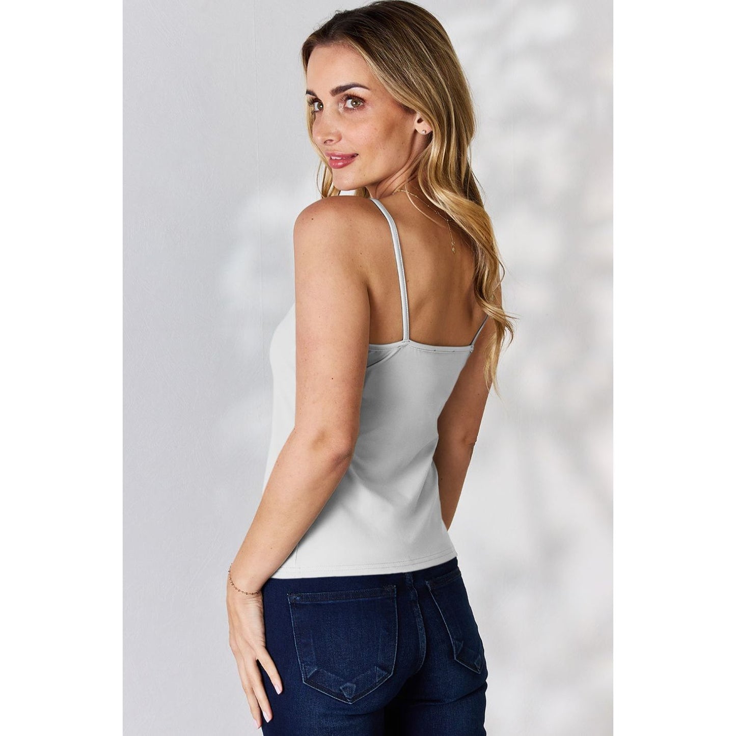 Basic Bae Full Size Round Neck Slim Cami