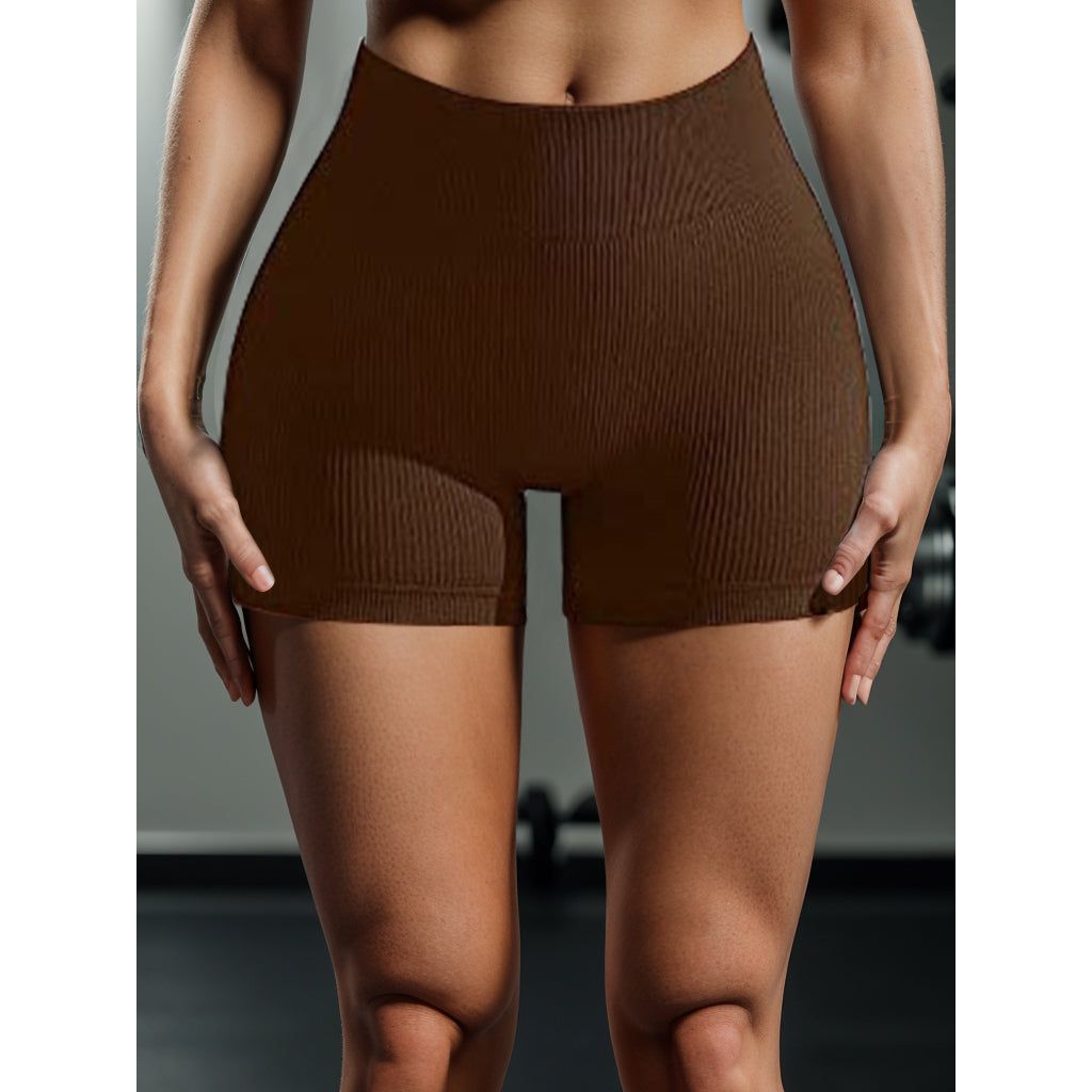 High Waist Active Shorts