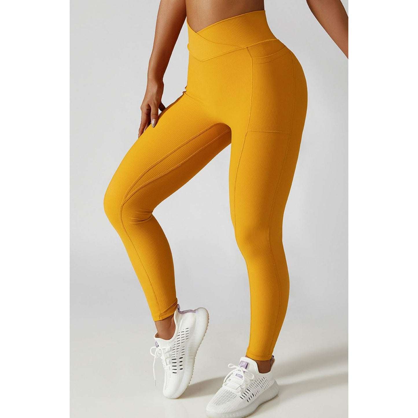 Basic Bae Crossover Waist Active Leggings