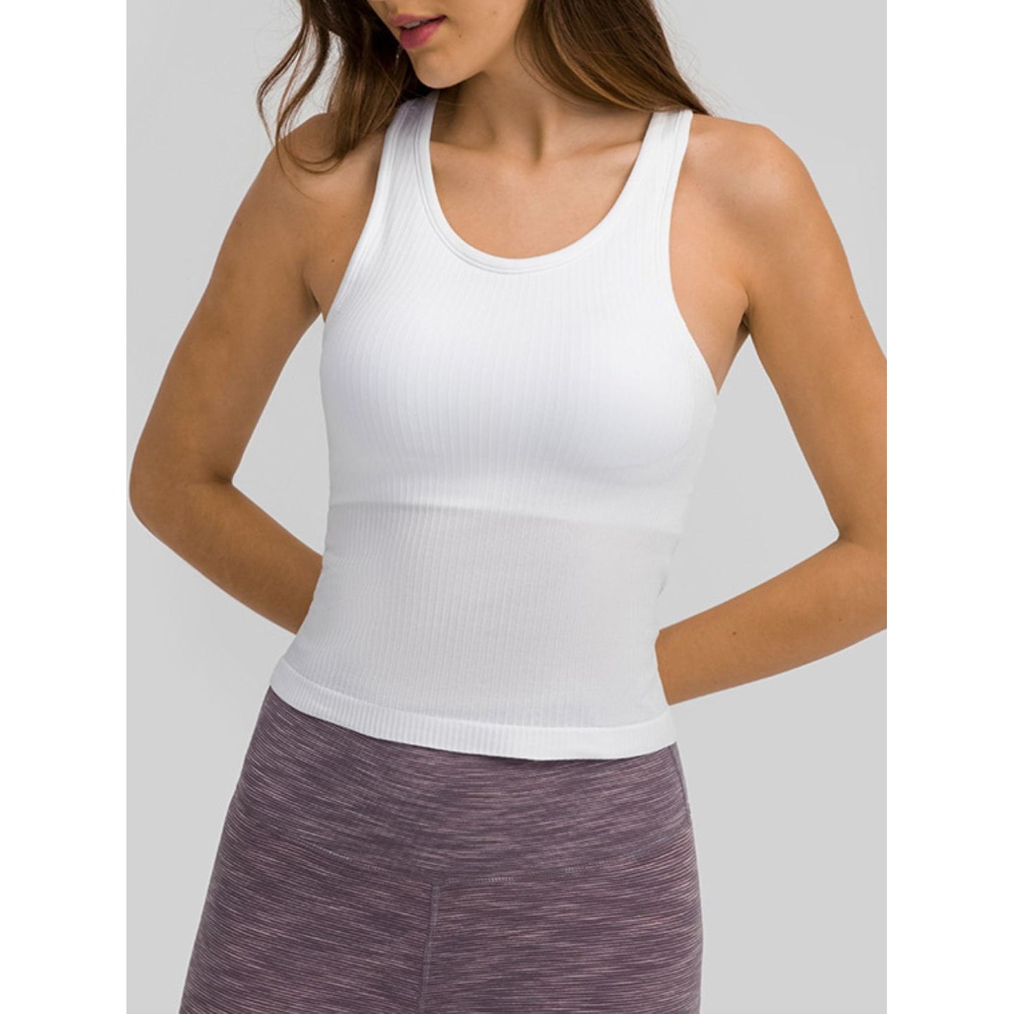 Round Neck Racerback Active Tank