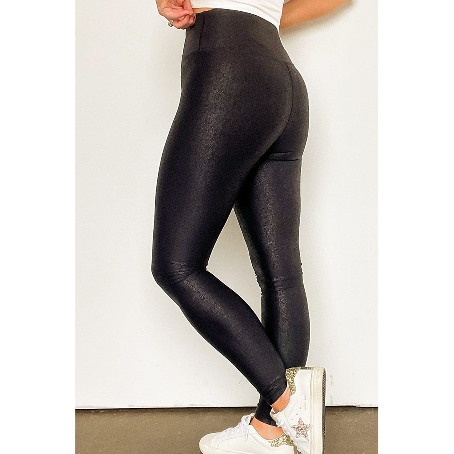 High Waist Wide Waistband Leggings