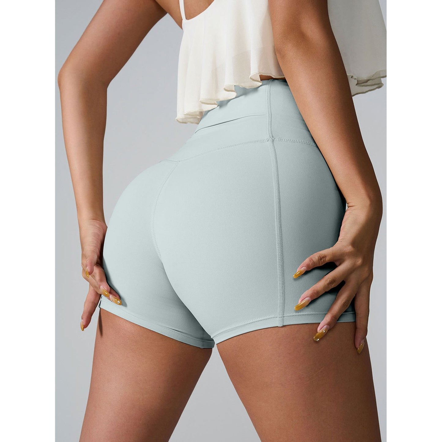 High Waist Active Shorts