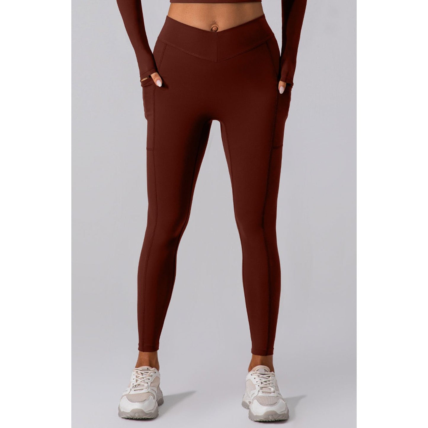 High Waist Active Leggings with Pockets