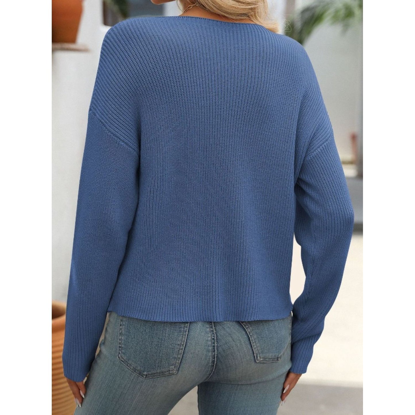 Mandy Round Neck Long Sleeve Sweater