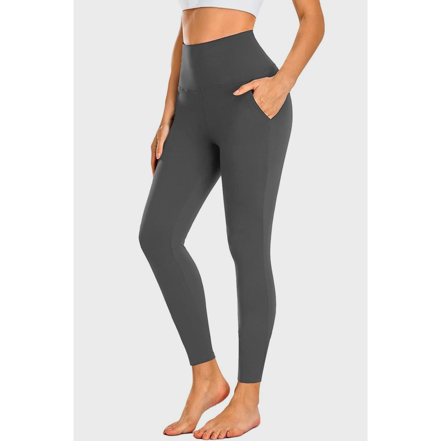 Pocketed High Waist Active Leggings