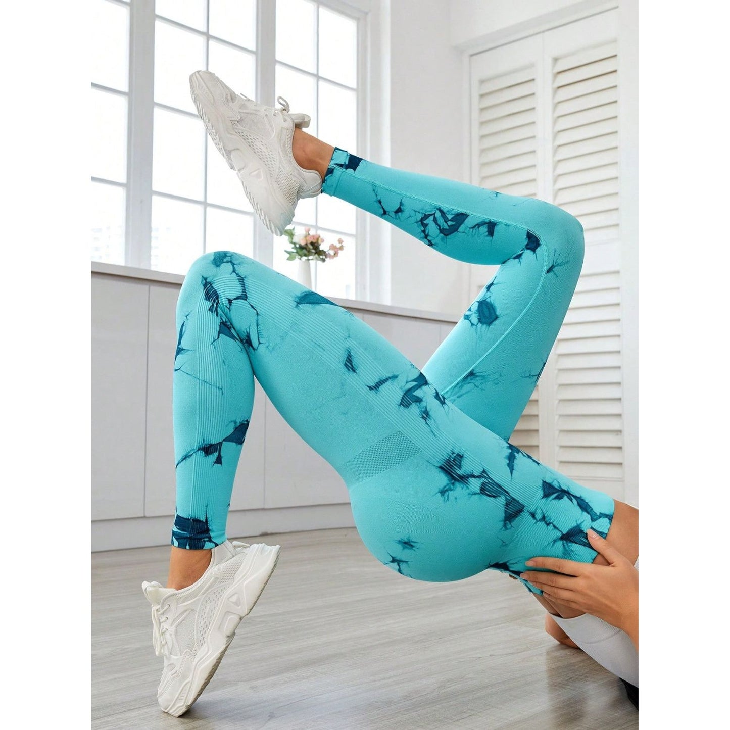 Printed High Waist Active Leggings