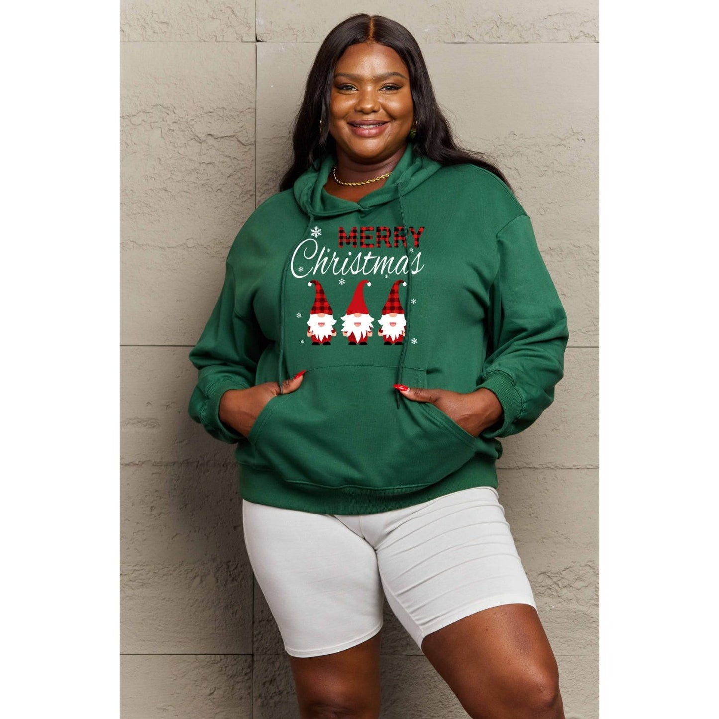 Simply Love Full Size MERRY CHRISTMAS Graphic Hoodie