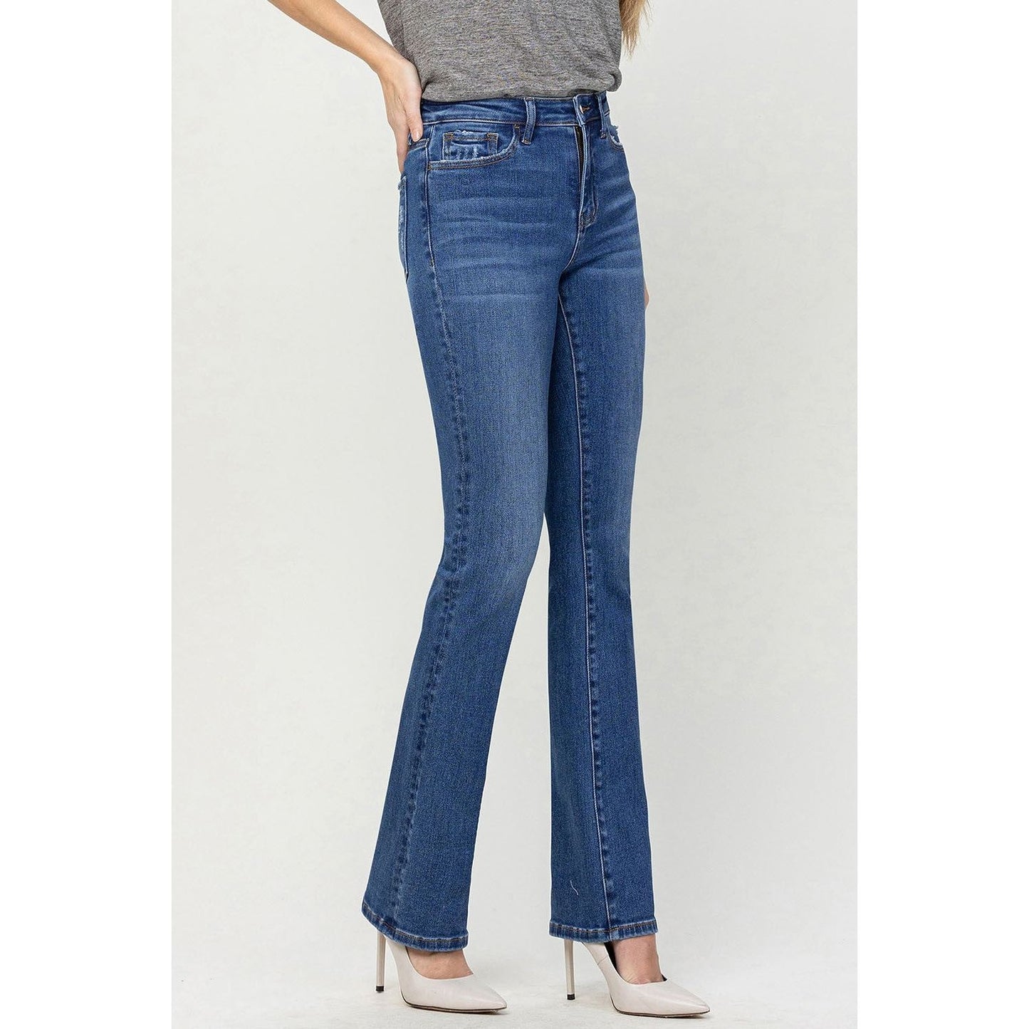 Vervet by Flying Monkey High Waist Bootcut Jeans