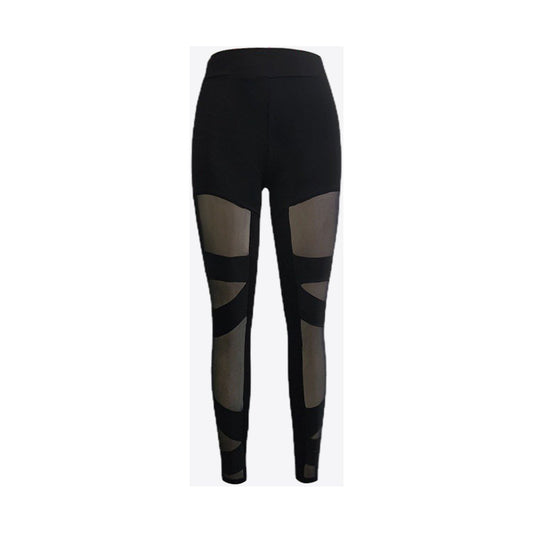 Spliced Mesh Leggings