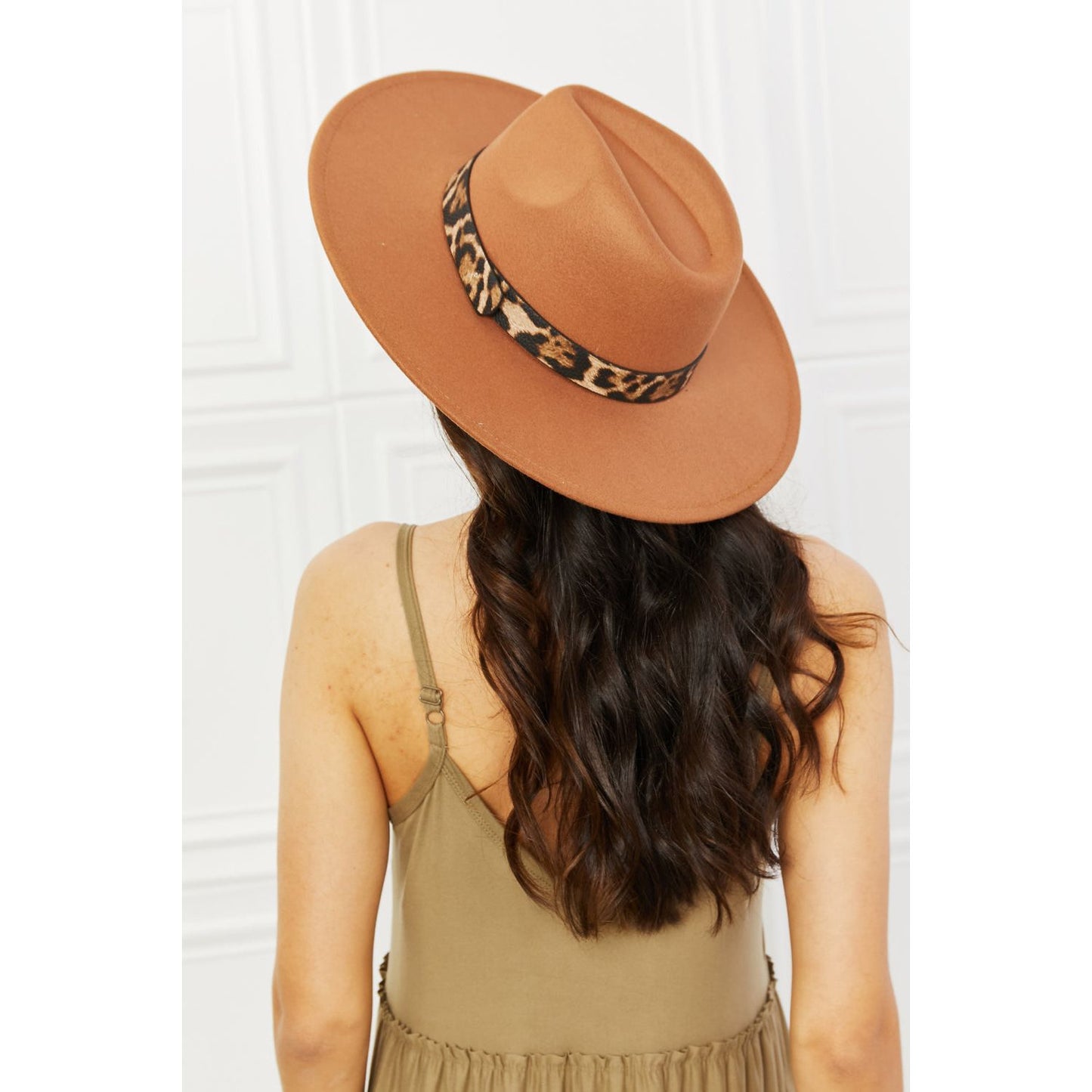 Fame In The Wild Leopard Detail Fedora Hat