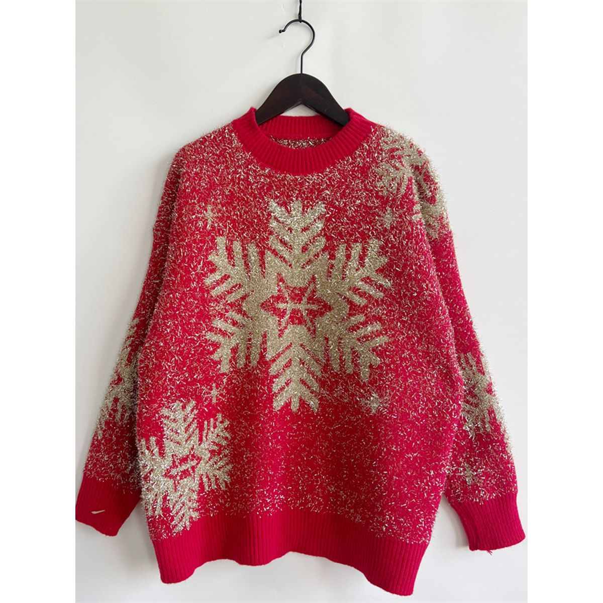 Christmas Element Round Neck Sweater