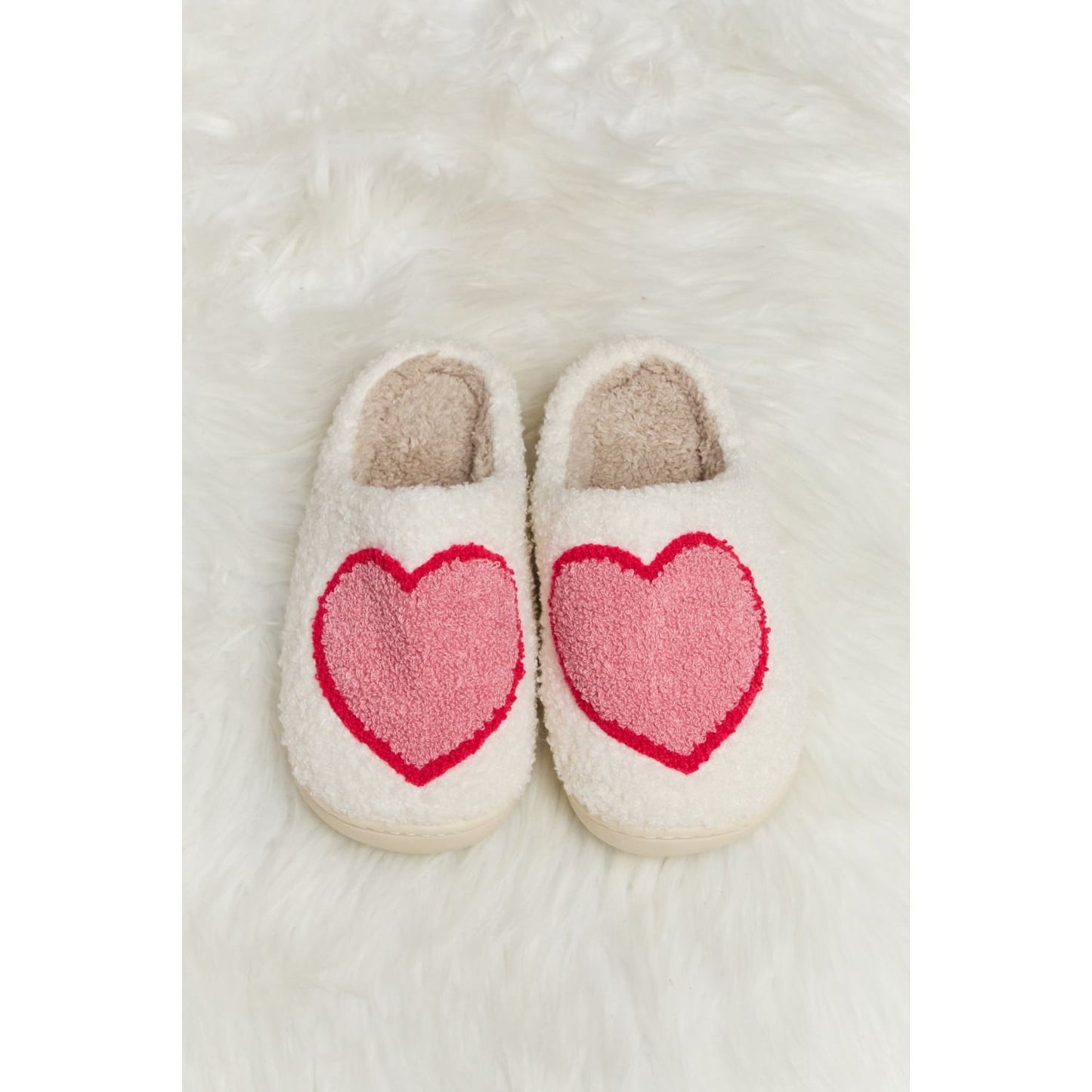 Melody Printed Plush Slide Slippers