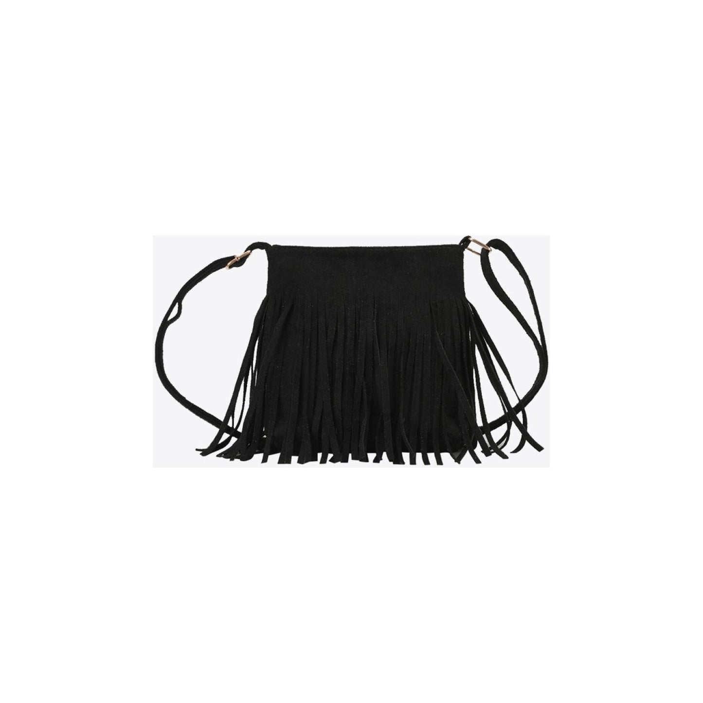 Adored PU Leather Crossbody Bag with Fringe