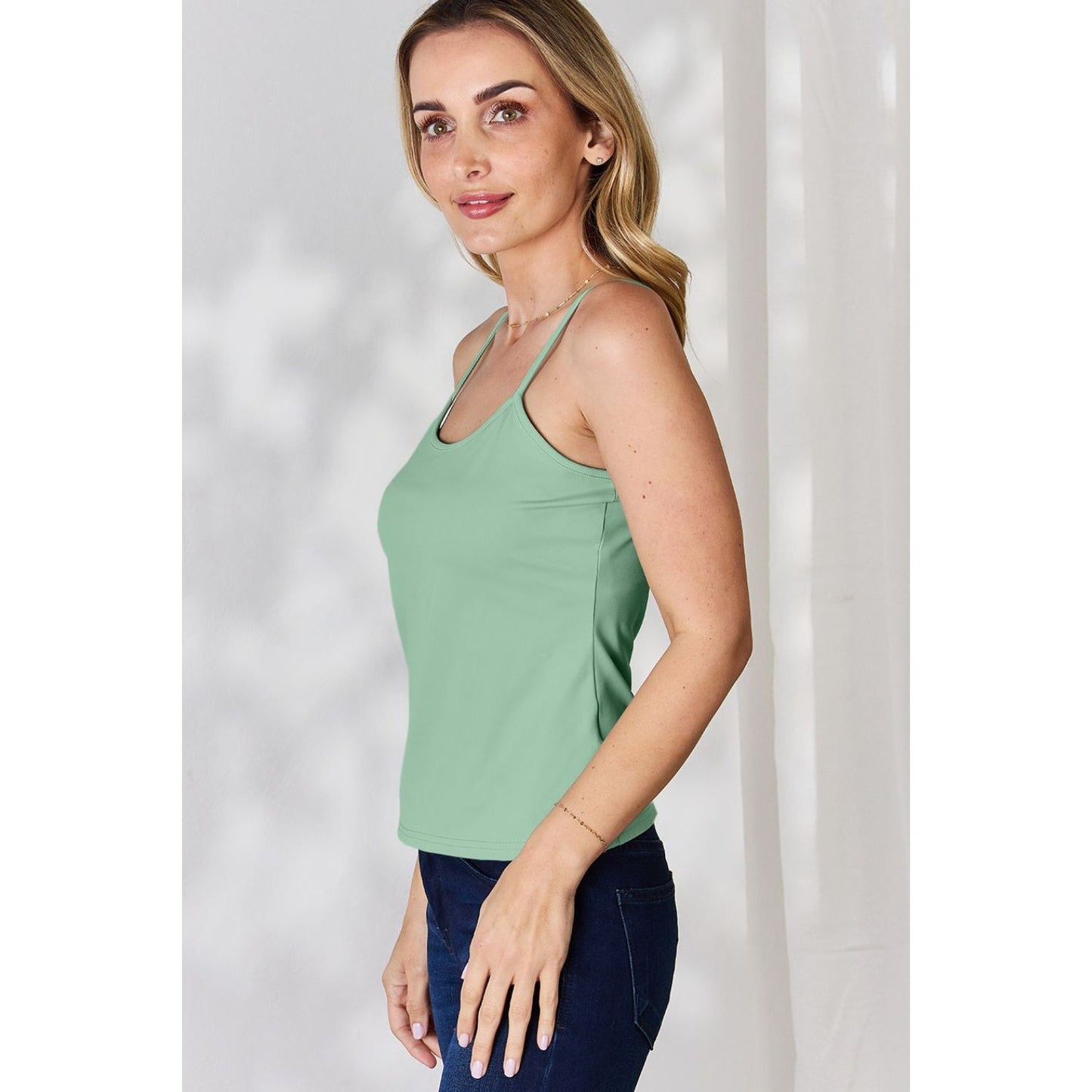 Basic Bae Full Size Round Neck Slim Cami