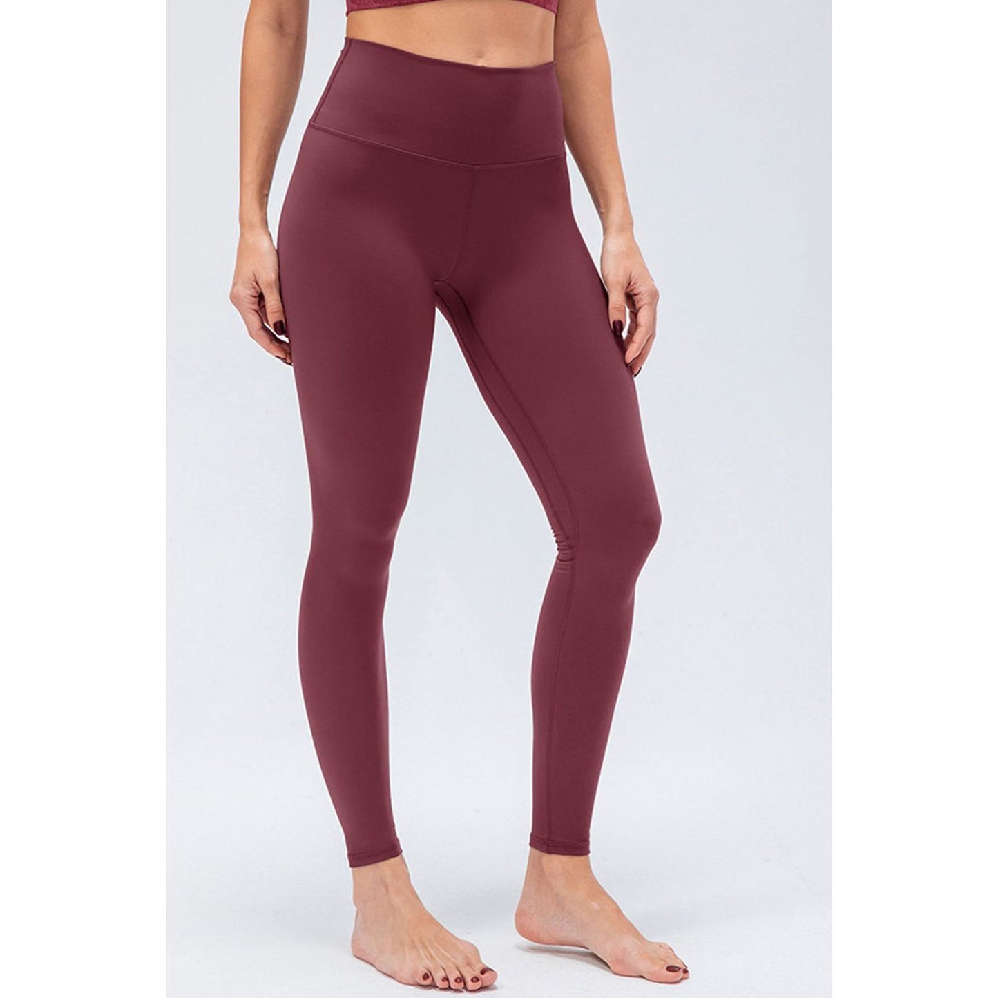 Wide Waistband Slim Fit Active Leggings