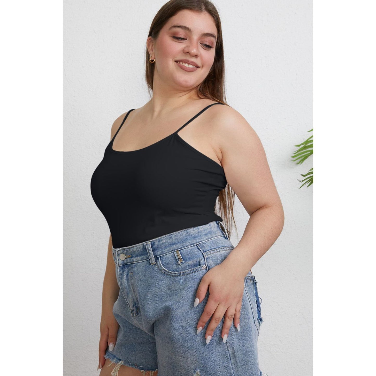 Basic Bae Full Size Round Neck Slim Cami