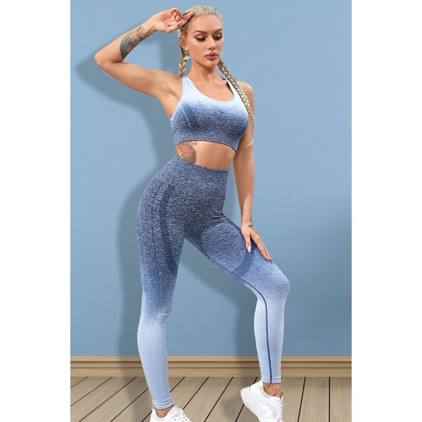 Gradient Sports Tank and Leggings Set