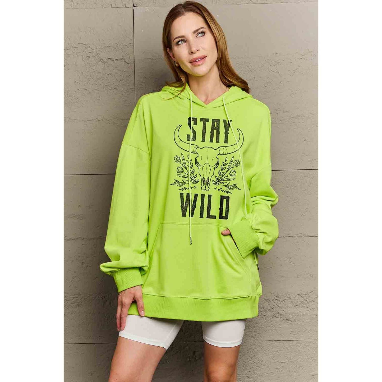 Simply Love Simply Love Full Size STAY WILD Graphic Hoodie