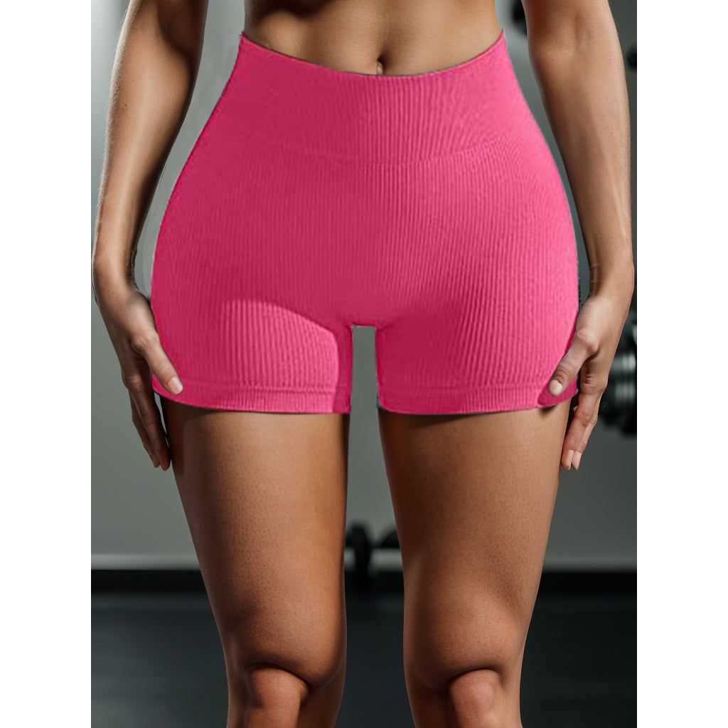 High Waist Active Shorts