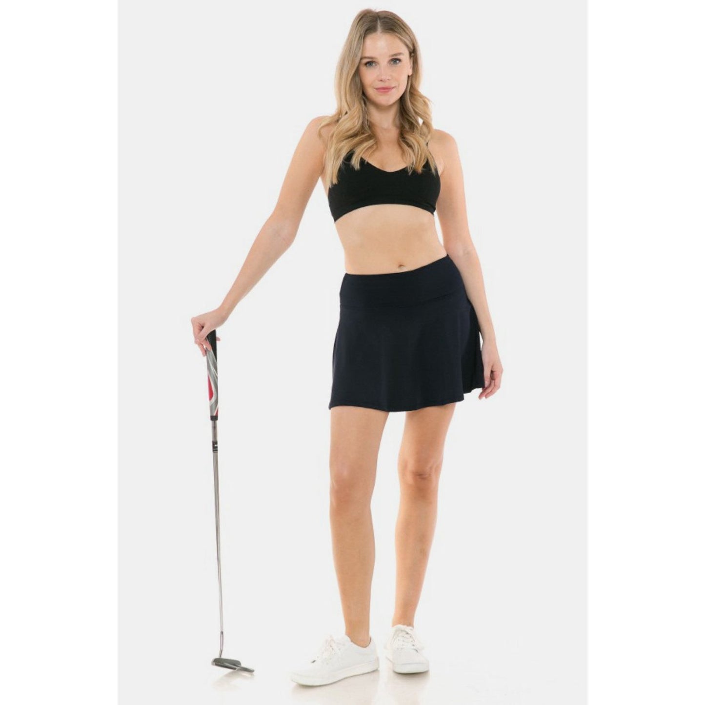 Leggings Depot Wide Waistband Active Skort