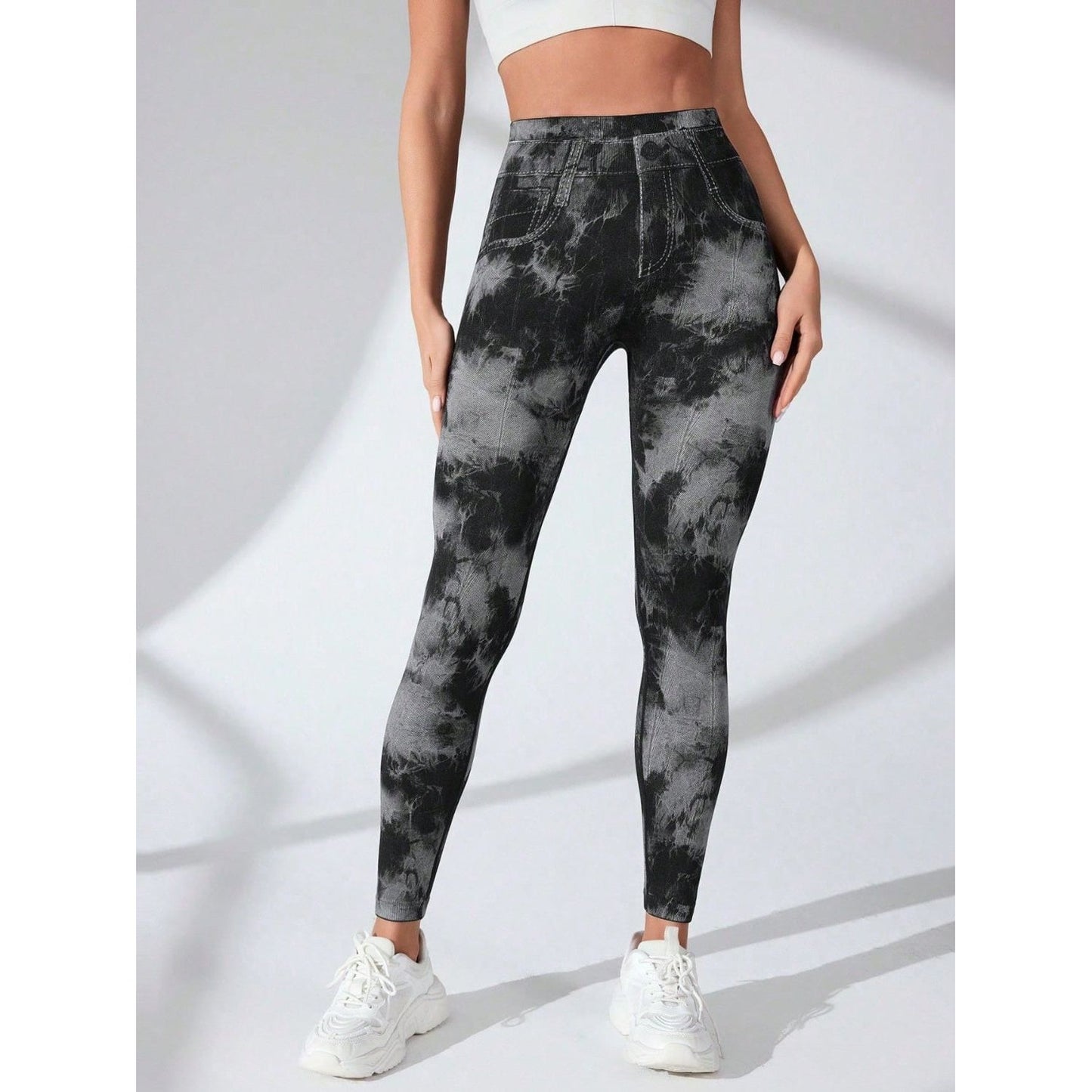 Tie-Dye High Waist Active Leggings