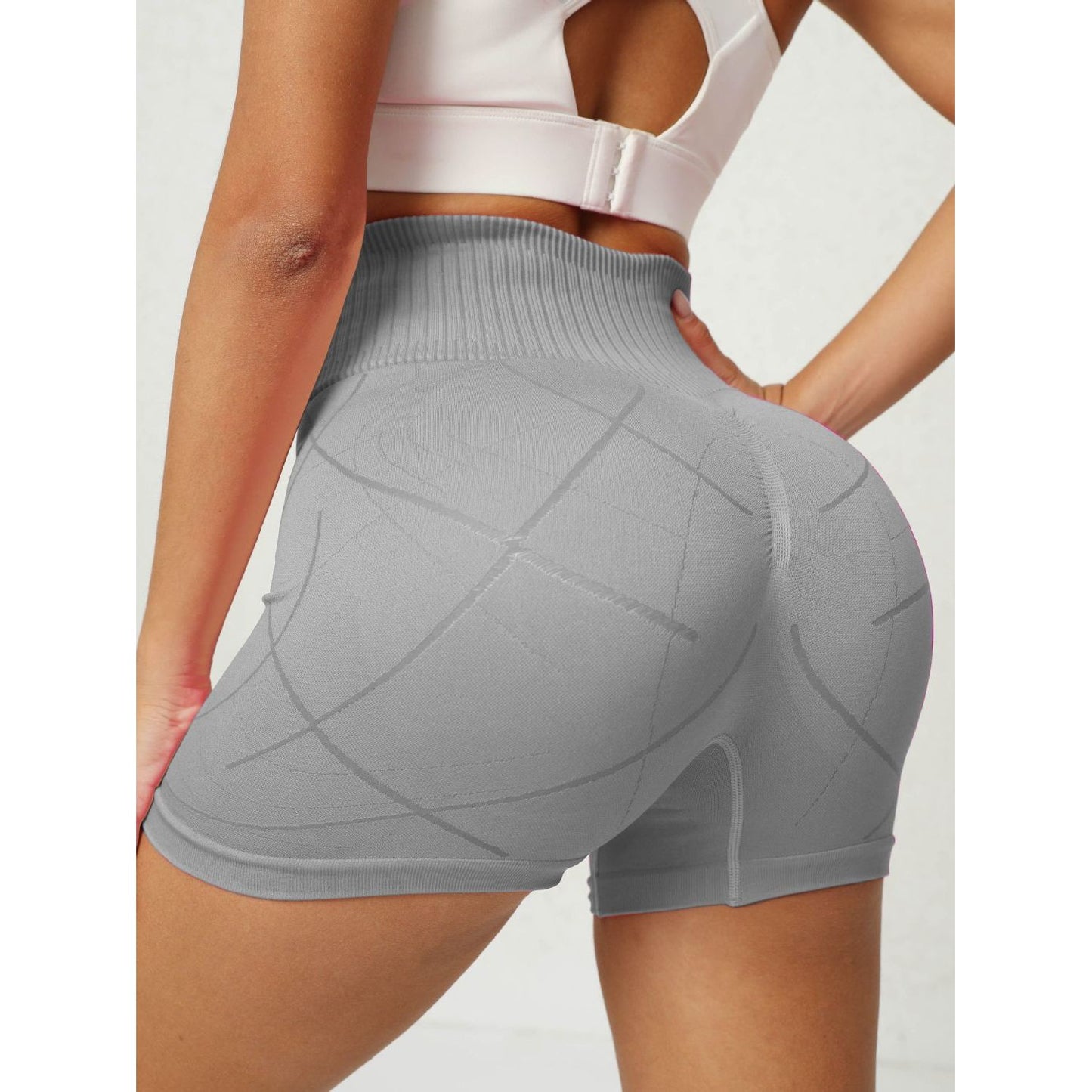 High Waist Active Shorts