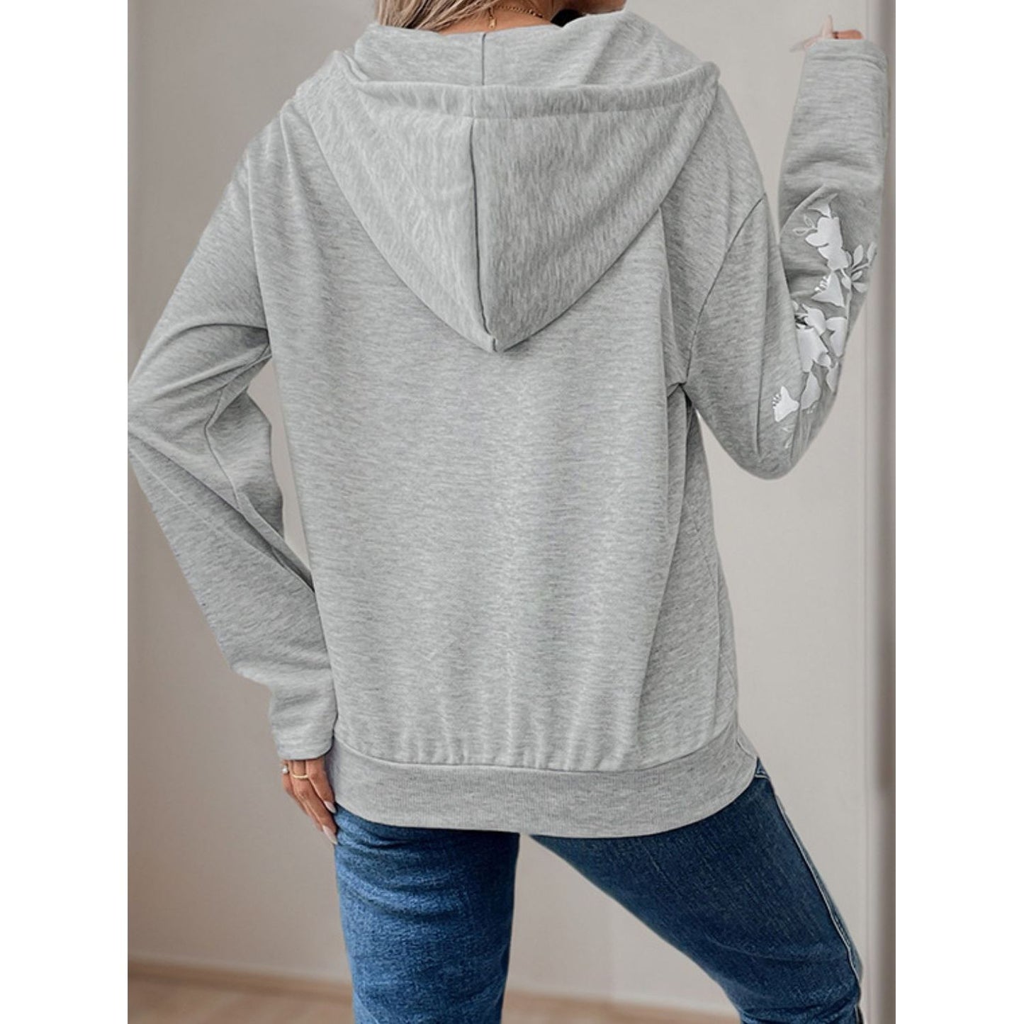 Perfee Half Zip Long Sleeve Hoodie