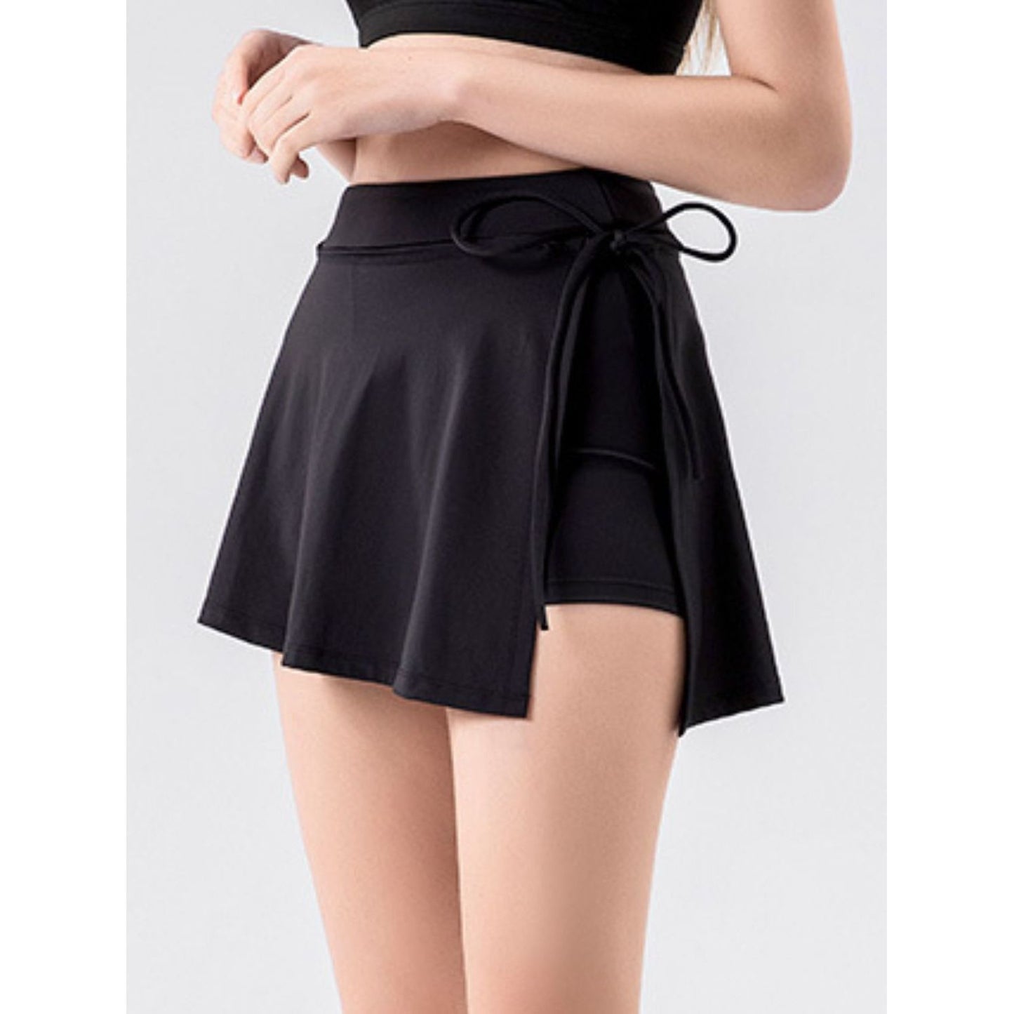 High Waist Active Skort with Pockets