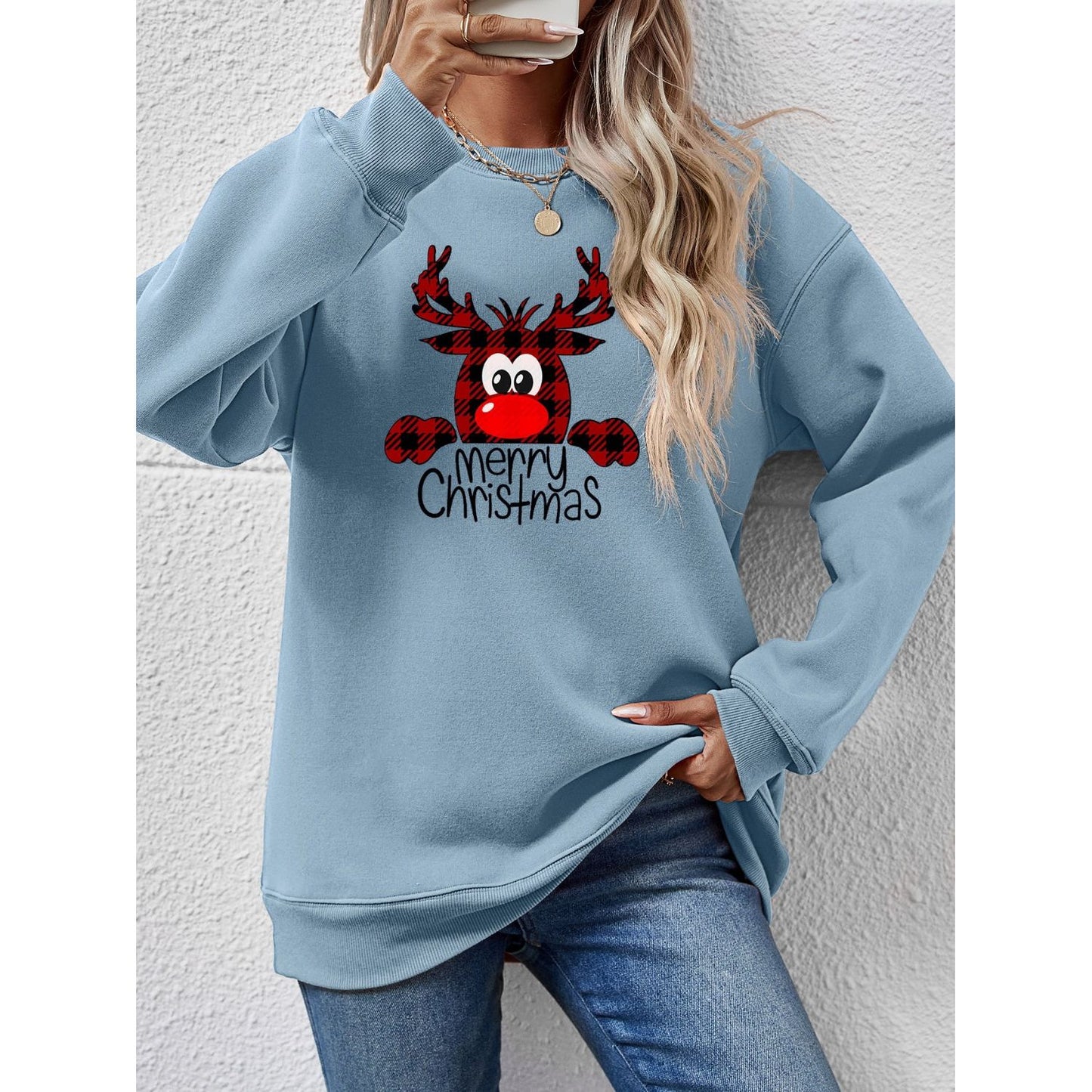 MERRY CHRISTMAS Graphic Sweatshirt