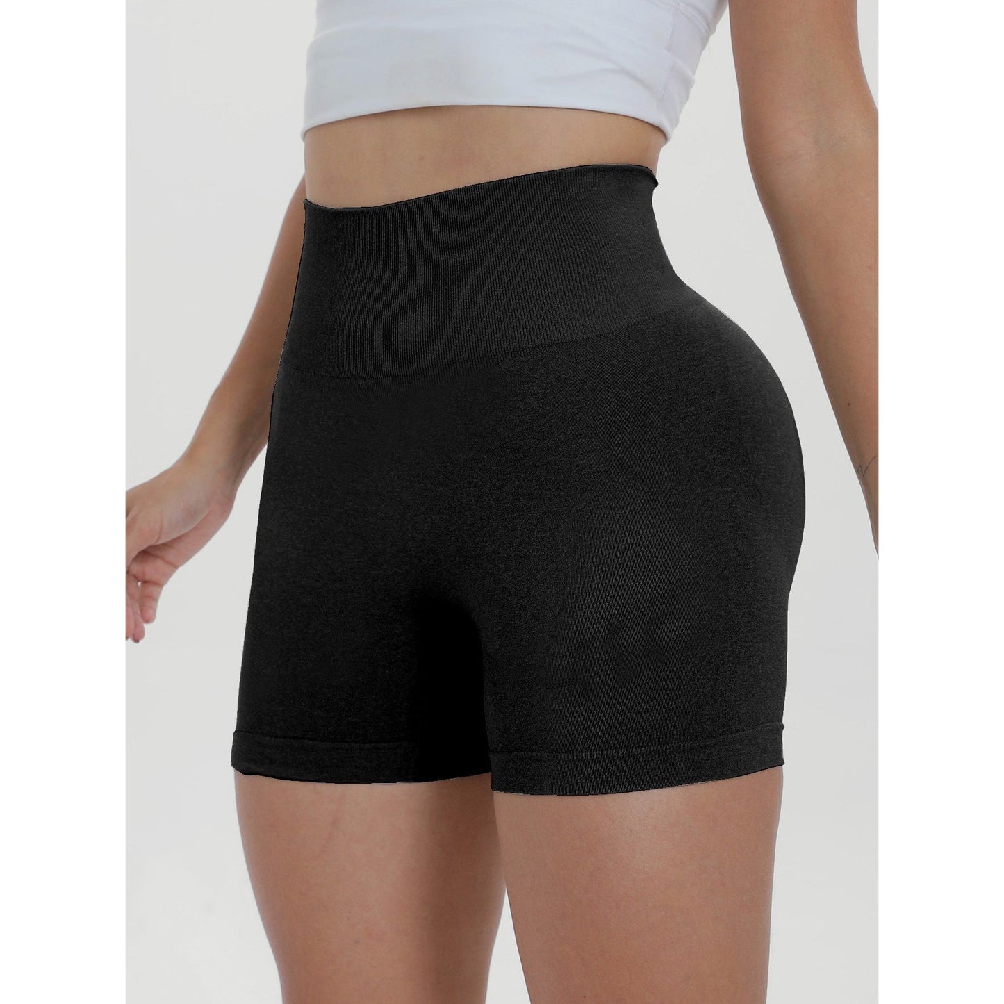 High Waist Active Shorts