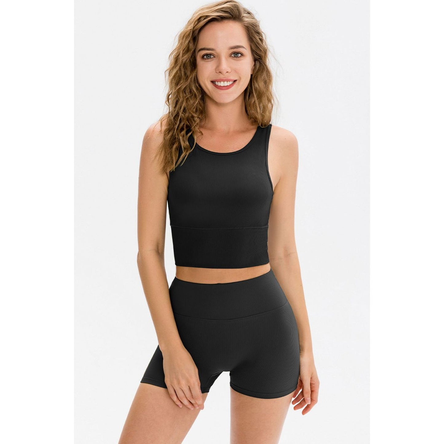 Slim Fit Wide Waistband Sports Shorts