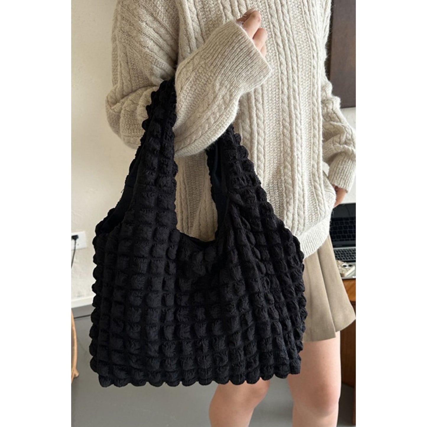 Zenana Cloud Puffy Shoulder Tote Bag